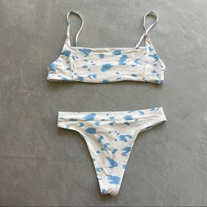 Stone Fox Swim Thong Bikini Zen Spot S/M